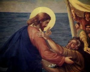 Укрощение бури и хождение Христа по водам